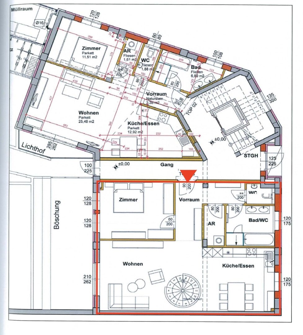 Elegante Stadtwohnung mit Galeriecharakter & Souterrainbereich