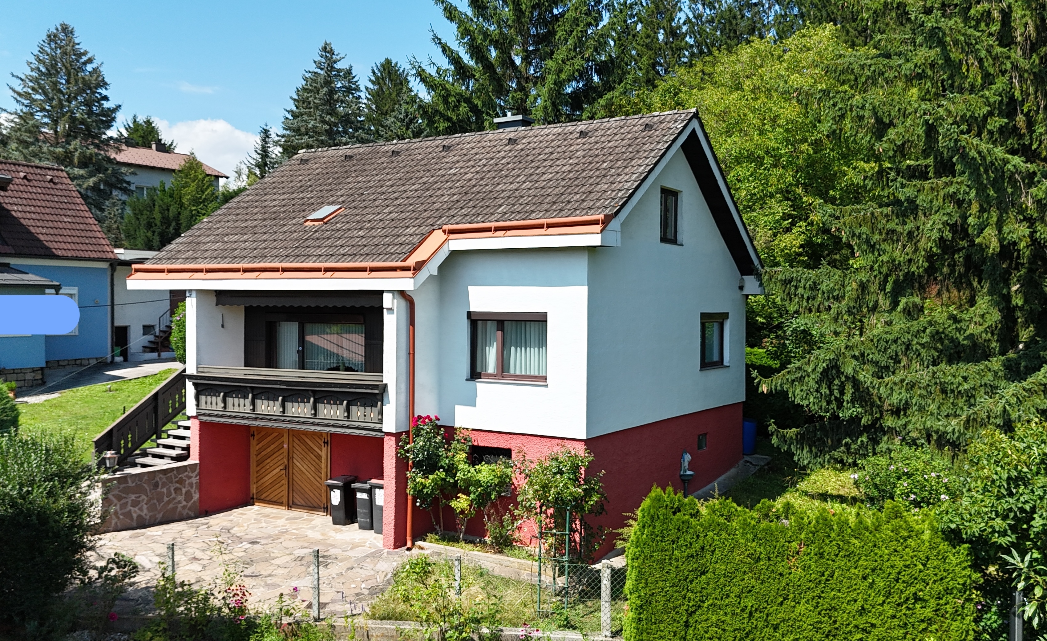 Sdwest-Loggia mit Fernblick ins Grne | Garage und Carport-Stellplatz | Absolute Ruhelage /  / 3003 Gablitz / Bild 1