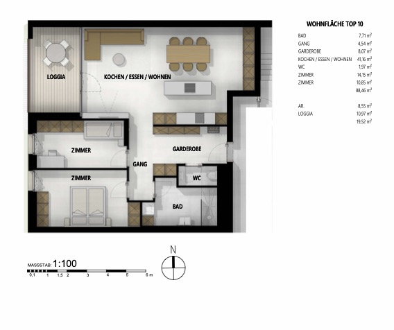 Wunderschnes Neubau-Projekt in bester und zentralster Lage von Scharnitz! /  / 6108 Scharnitz / Bild 3