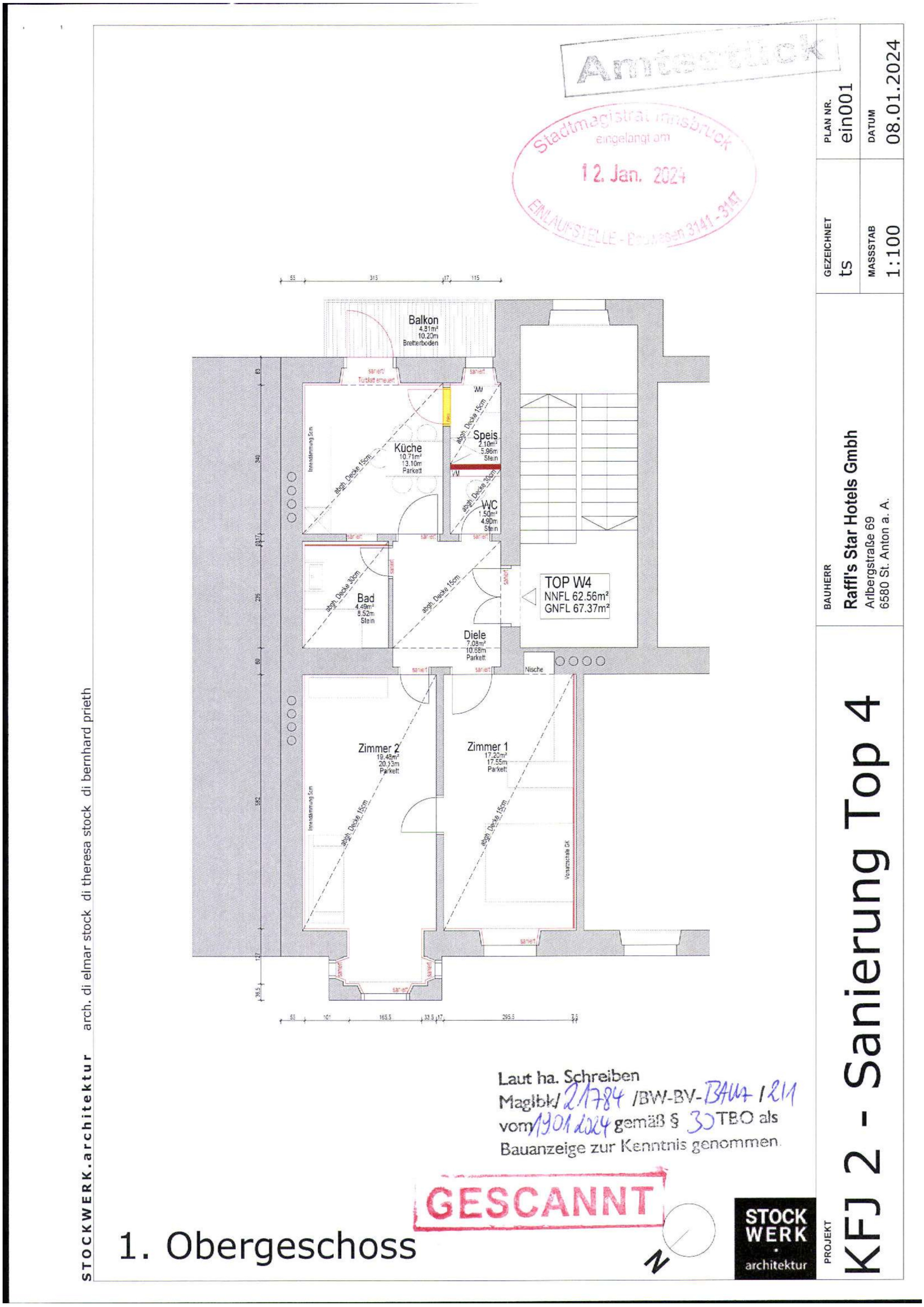 Sanierungsbedrftige 2-Zimmer-Wohnung in Saggen mit Entwicklungspotenzial /  / 6020 Innsbruck / Bild 9
