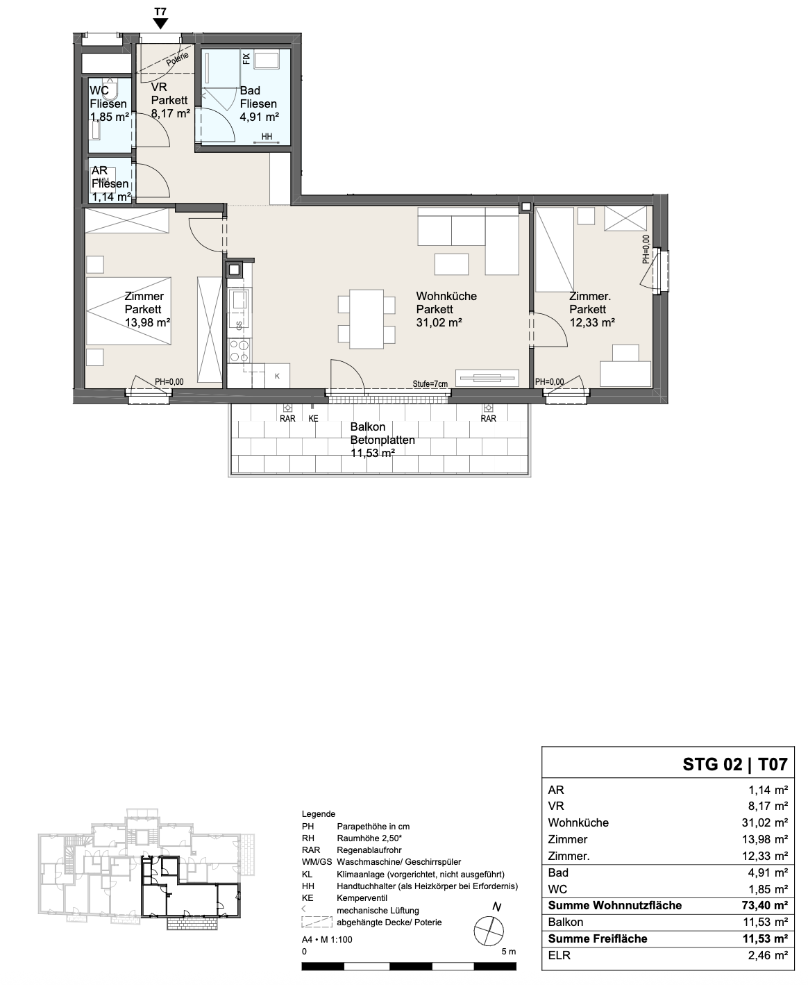 Neues Projekt in der Schwarzelackenau beim Marchfeldkanal - noch 17 Einheiten verfgbar!  /  / 1210 Wien / Bild 12