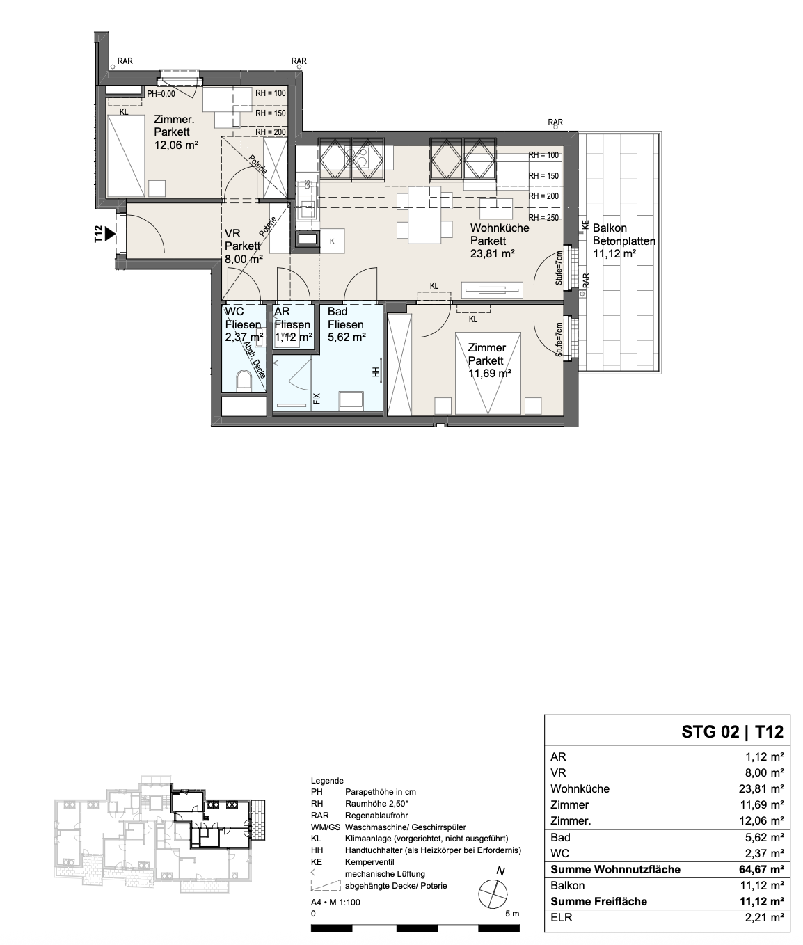 Neues Projekt in der Schwarzelackenau beim Marchfeldkanal - noch 17 Einheiten verfgbar!  /  / 1210 Wien / Bild 15