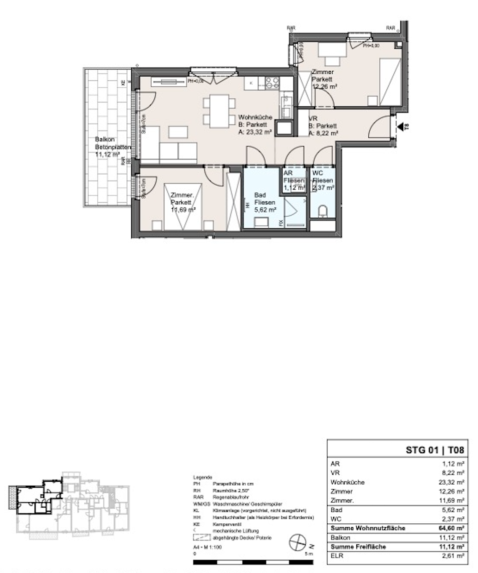 Neues Projekt in der Schwarzelackenau beim Marchfeldkanal - noch 17 Einheiten verfgbar!  /  / 1210 Wien / Bild 2