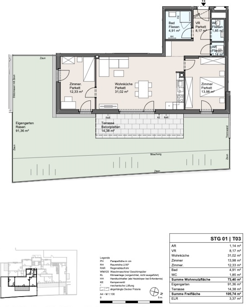 Neues Projekt in der Schwarzelackenau beim Marchfeldkanal - noch 17 Einheiten verfgbar!  /  / 1210 Wien / Bild 8