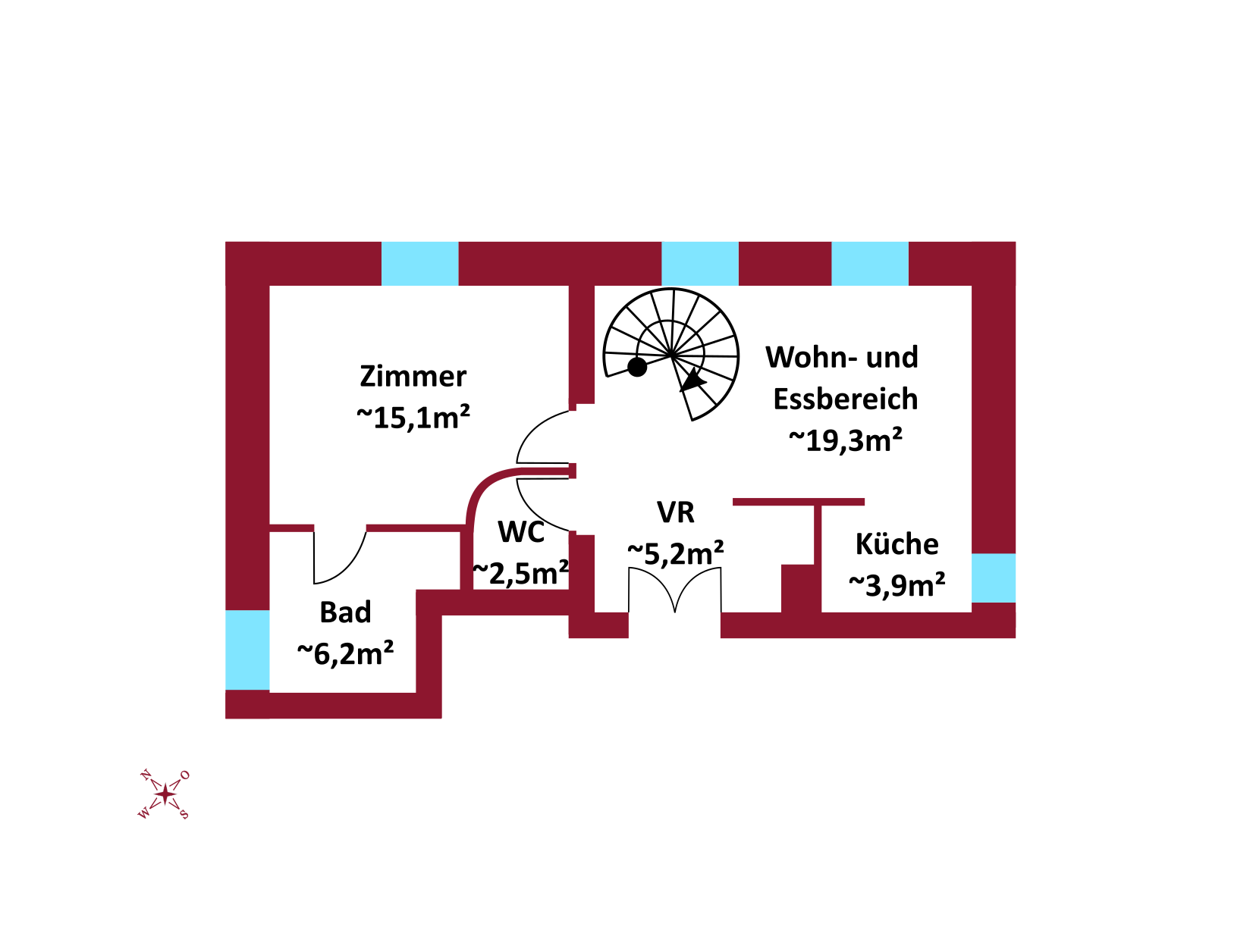 Adventsaktion: Provisionsfrei! Historische charmante Altbau-Villa mit 3 DG-Einheiten inkl. Dachterrassen I 2012 DG Ausbau inkl. Lift I Grnlage /  / 2500 Baden / Bild 2
