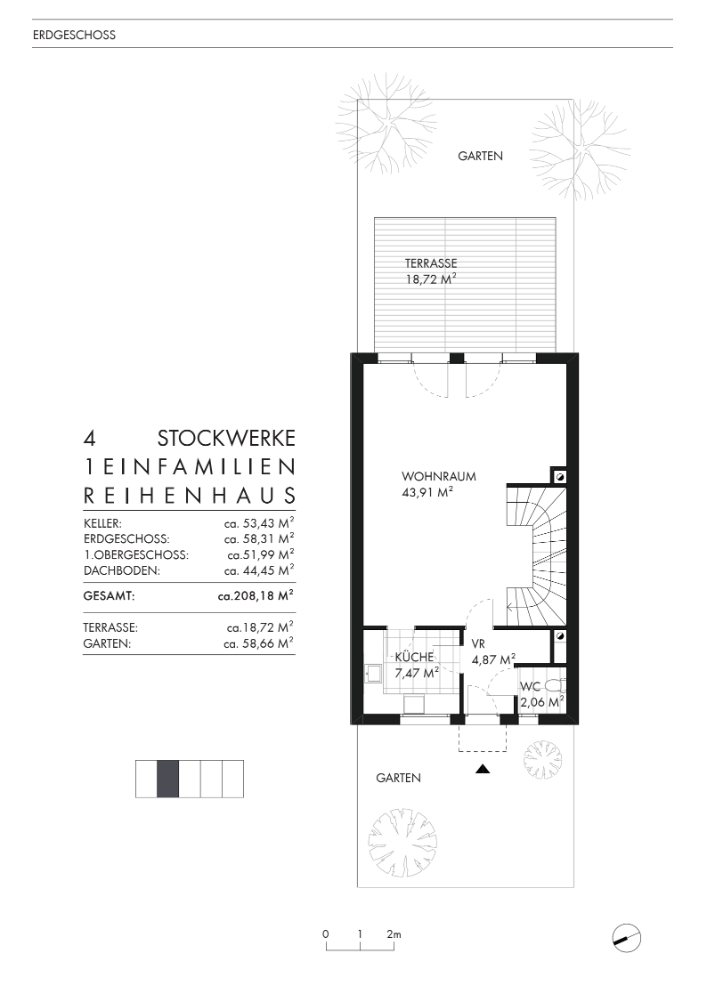 Familienidylle auf 4 Etagen in Essling I ca. 209m benutzbare Flche I Kamin I Naturnah & top Anbindung  /  / 1220 Wien / Bild 5